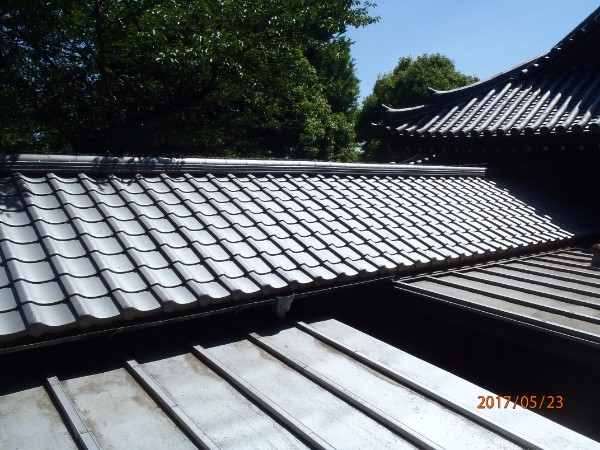 屋根葺き替え工事 完成
