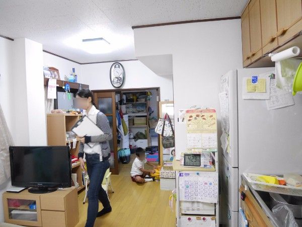 キッチンビフォー(反対側から)